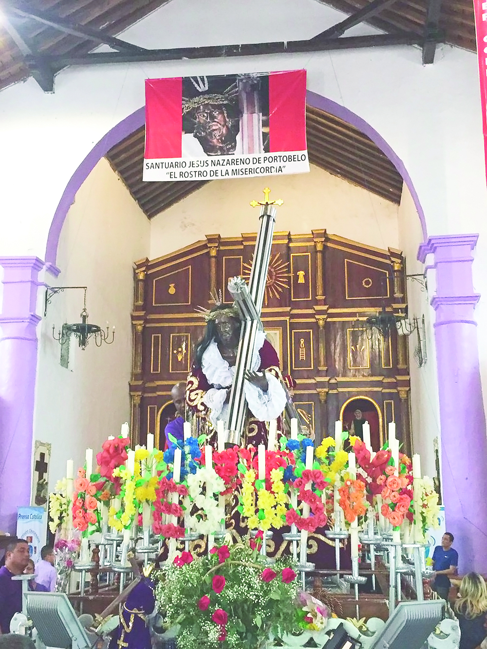 La devoción al Cristo Negro de Portobelo está marcada por los rituales y el secreto