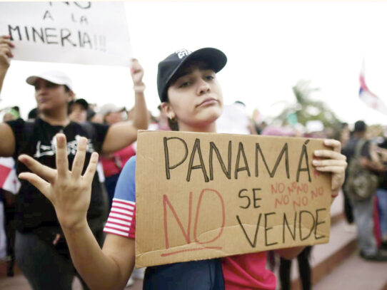 Jóvenes hablan alto y claro, dando la cara por un Panamá sin minería