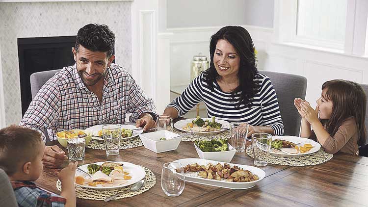 La hora de comer, un momento  sagrado para compartir en familia