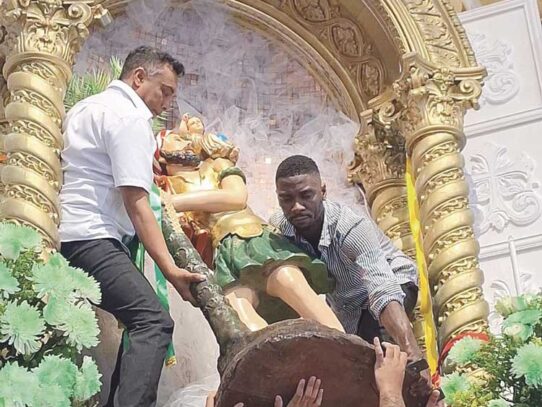 Fe viva en una comunidad llena de gratitud a san Cristóbal
