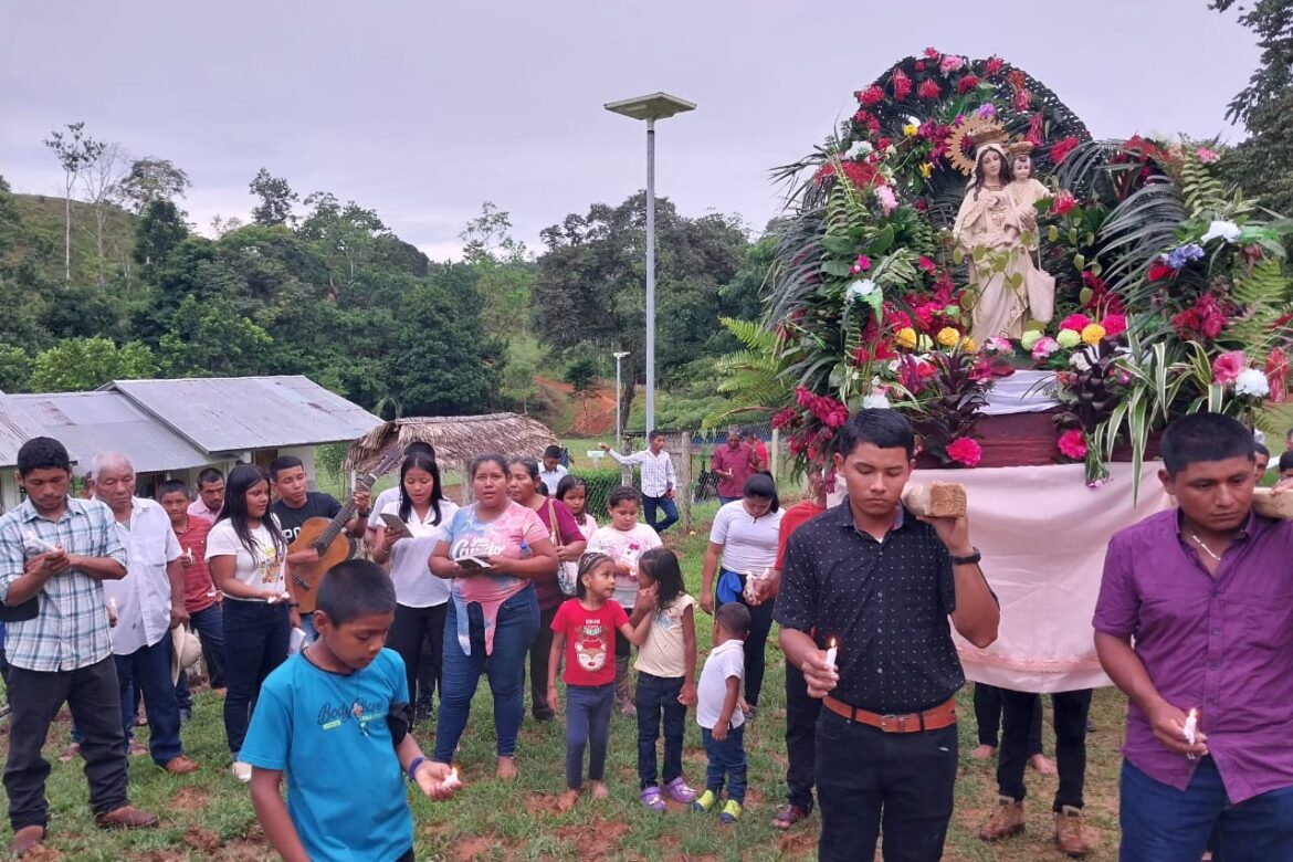 En Río Indio también celebraron a Nuestra Señora de la Merced