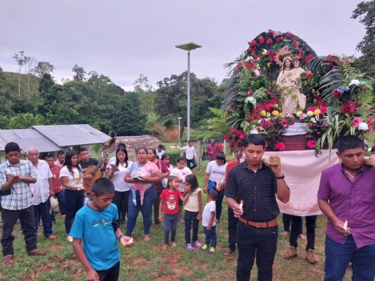 En Río Indio también celebraron a Nuestra Señora de la Merced