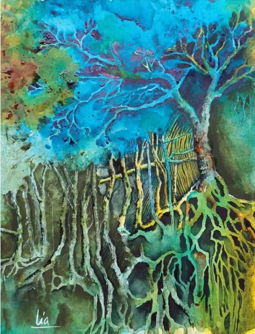 Acuarela de artista panameña entre las 200 mejores del mundo