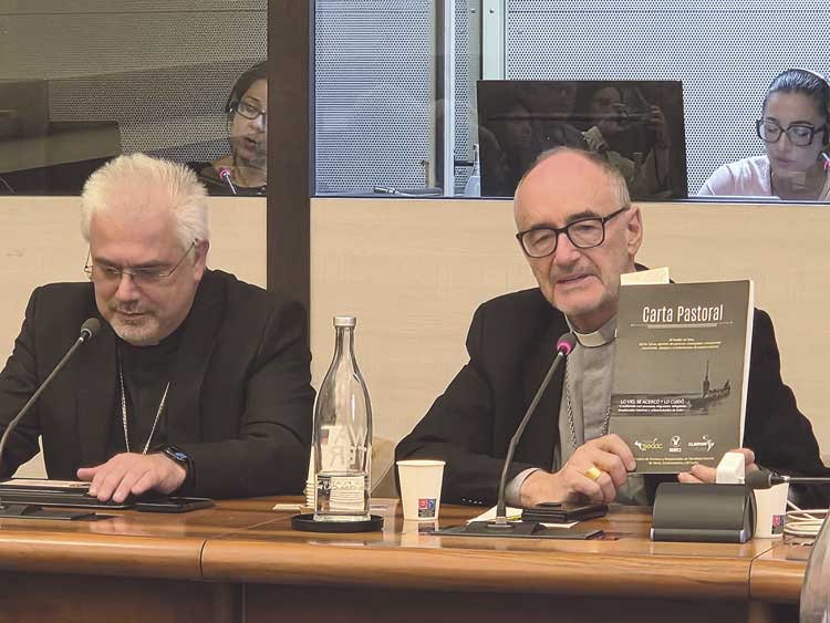 Presentan Carta Pastoral “Lo vio, se acercó  y los cuidó” ante el Dicasterio en Roma