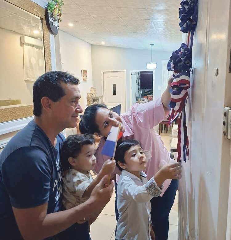 Fiestas patrias en familia