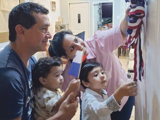 Fiestas patrias en familia