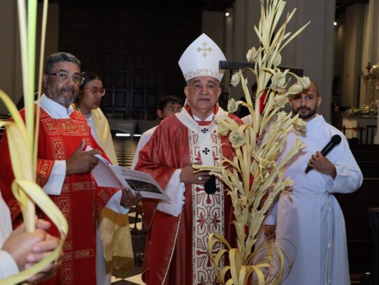 Domingo de Ramos: Mons. José Domingo Ulloa invita a vivir una Semana Santa con sentido y conversión