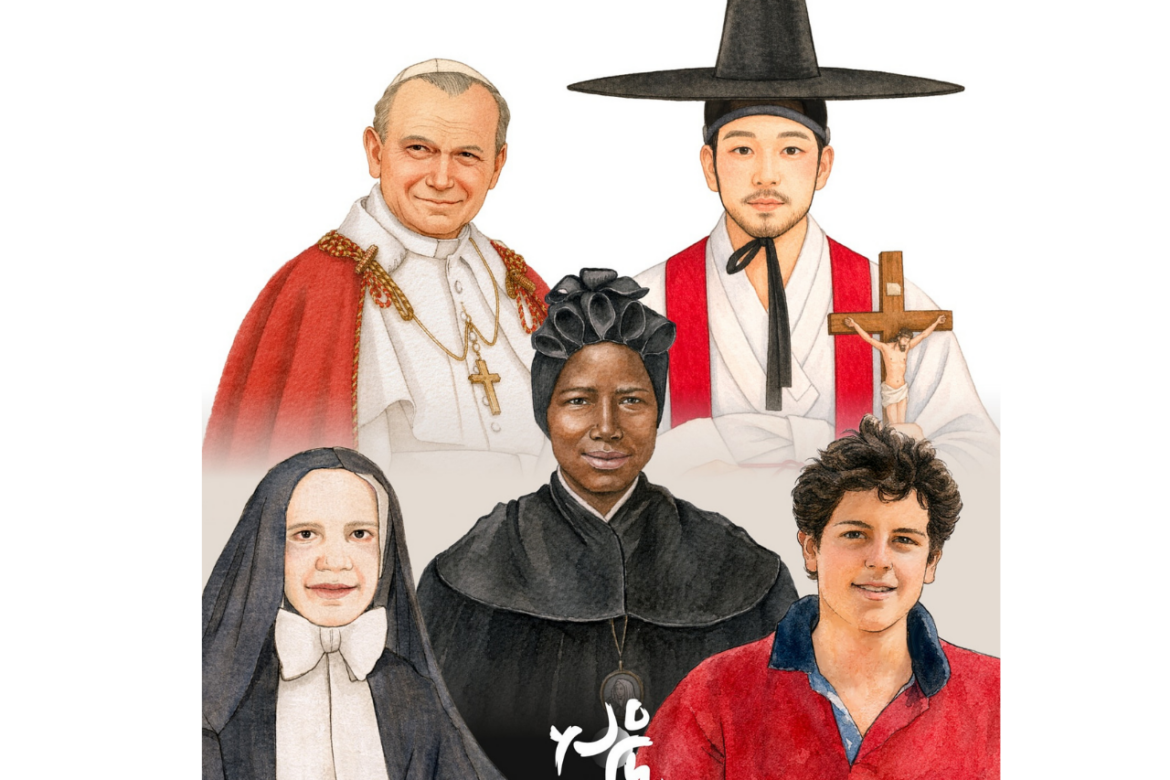 La JMJ Seúl 2027 presenta a sus cinco santos patronos, modelos de fe para los jóvenes