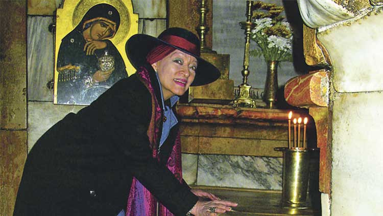 Sheila Lichacz: 18 años de su obra junto al Santo Sepulcro