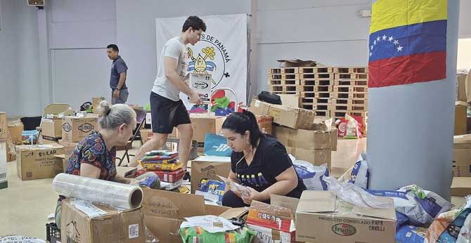 La solidaridad panameña cruza fronteras  para aliviar el dolor que vive Venezuela