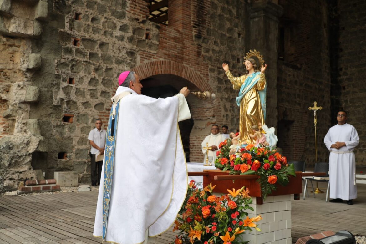 Panamá Viejo inicia sus fiestas patronales y Jubileo por los 50 años de la Parroquia Nuestra Señora de la Asunción